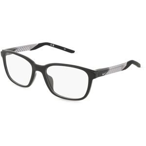 Marchon Germany GmbH Nike 7278 Unisex-Brille inkl. Gläser Vollrand Quadratisch Kunststoff-Gestell 55/18/145, Schwarz