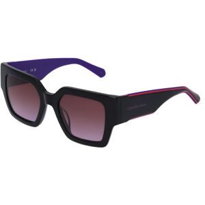 Marchon Germany GmbH Calvin Klein CKJ22638S Unisex-Sonnenbrille Vollrand Quadratisch Kunststoff-Gestell, Schwarz