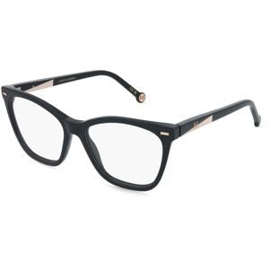 Safilo GmbH Carolina Herrera HER 0362 Damen-Brille inkl. Gläser Vollrand Butterfly Acetat-Gestell 55/16/145, Schwarz