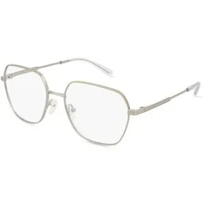 Luxottica Fashion Brillen Vertriebs GmbH Michael Kors MK3071 AVIGNON Damen-Brille inkl. Gläser Vollrand Quadratisch Metall-Gestell 56/17/140, Silber