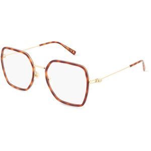 Kering Eyewear Spa Gucci GG1850O Unisex-Brille inkl. Gläser Vollrand Eckig Kunststoff-Gestell 51/19/145, Havanna