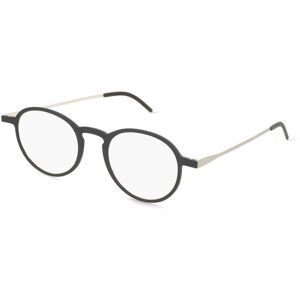 Breitfeld + Schliekert GmbH I NEED YOU 5 MM Unisex-Fertiglesebrille Vollrand Panto Kunststoff-Gestell, Schwarz