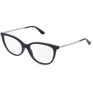 Luxottica Fashion Brillen Vertriebs GmbH Vogue 0VO5673 Damen-Brille inkl. Gläser Vollrand Oval Kunststoff-Gestell 52/16/140, Schwarz