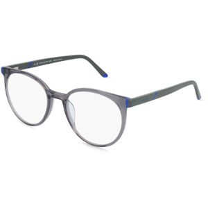Design Eyewear Group Germany GmbH Jaguar J1528 Herren-Brille inkl. Gläser Vollrand Rund Acetat-Gestell 52/19/145, Grau