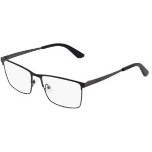 Marchon Germany GmbH Calvin Klein CK22102 Unisex-Brille inkl. Gläser Vollrand Quadratisch Metall-Gestell 57/17/145, Schwarz
