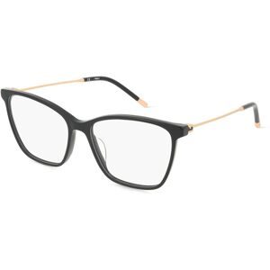 DE RIGO Vision D.A.CH. GmbH Furla FULVFU635 Unisex-Brille inkl. Gläser Vollrand Quadratisch Kunststoff-Gestell 54/15/140, Schwarz