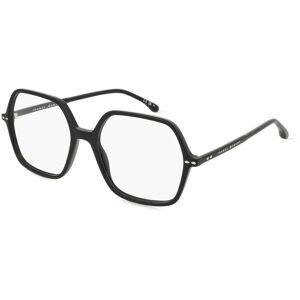 Safilo GmbH Isabel Marant IM 0150 Damen-Brille inkl. Gläser Vollrand Geometrisch Acetat-Gestell 54/17/145, Schwarz