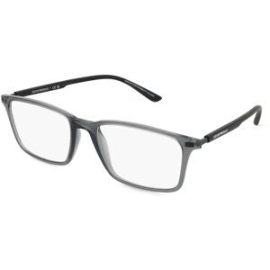 Luxottica Fashion Brillen Vertriebs GmbH Emporio Armani 0EA3237 Herren-Brille inkl. Gläser Vollrand Quadratisch Kunststoff-Gestell 55/18/145, Schwarz