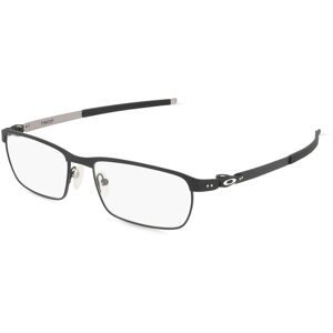 Luxottica Fashion Brillen Vertriebs GmbH Oakley OX3184 Herren-Brille inkl. Gläser Vollrand Quadratisch Edelstahl-Gestell 52/17/135, Grau