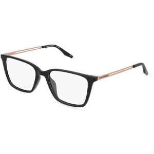 Marchon Germany GmbH Converse CV8002 Unisex-Brille inkl. Gläser Vollrand Quadratisch Kunststoff-Gestell 52/17/140, Schwarz
