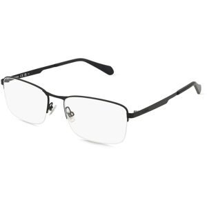 Safilo GmbH Fossil 7167 Herren-Brille inkl. Gläser Vollrand Quadratisch Metall-Gestell 56/18/150, Schwarz