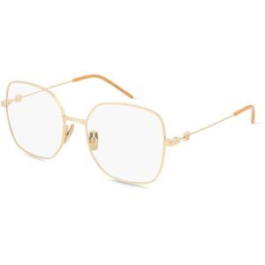 Thélios Givenchy GV50067U Unisex-Brille inkl. Gläser Vollrand Geometrisch Metall-Gestell 54/17/145, Gold