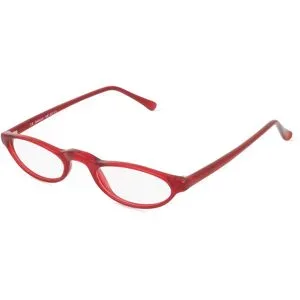 Zhangzhou Agilton Optical Co., Ltd. Fielmann MC 617 CL Damen-Brille inkl. Gläser Vollrand Halb Propionat-Gestell 46/21/140, Rot