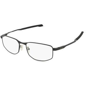 Luxottica Fashion Brillen Vertriebs GmbH Oakley OX3012 ADDAMS Herren-Brille inkl. Gläser Vollrand Quadratisch Acetat-Gestell 56/17/140, Schwarz