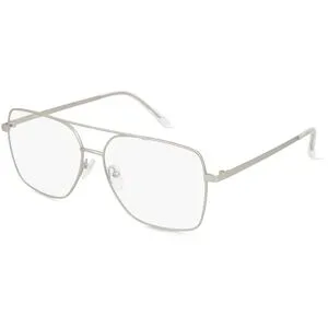 Wenzhou Bada Optical Co. , LTD Fielmann BD 557 FA VIKTOR Herren-Brille inkl. Gläser Vollrand Quadratisch Edelstahl-Gestell 61/15/150, Silber