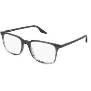 Luxottica Fashion Brillen Vertriebs GmbH Ray-Ban RX5421 Unisex-Brille inkl. Gläser Vollrand Eckig Acetat-Gestell 53/19/145, Grau