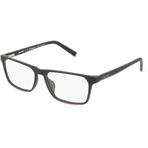 Marcolin Deutschland GmbH Timberland TB1816-H Unisex-Brille inkl. Gläser Vollrand Quadratisch Acetat-Gestell 55/15/145, Schwarz