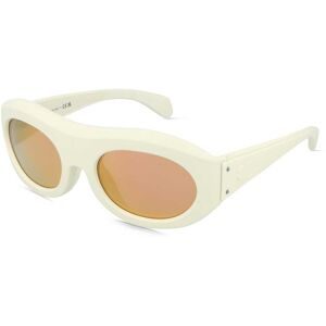 Luxottica Fashion Brillen Vertriebs GmbH Moncler 0ME8015U RAMILLON Unisex-Sonnenbrille Vollrand Oval Kunststoff-Gestell, Beige
