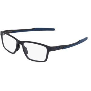 Luxottica Fashion Brillen Vertriebs GmbH Oakley OX8153 Herren-Brille inkl. Gläser Vollrand Eckig Kunststoff-Gestell 55/17/136, Schwarz