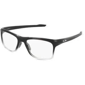 Luxottica Fashion Brillen Vertriebs GmbH Oakley OX8144 KNOLLS Herren-Brille inkl. Gläser Vollrand Quadratisch Kunststoff-Gestell 55/18/143, Schwarz