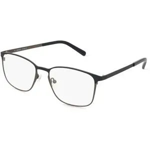 Wenzhou Lidong Optical Manufacture Co., Ltd. Fielmann LD 034 CL Herren-Brille inkl. Gläser Vollrand Quadratisch Edelstahl-Gestell 54/18/145, Blau