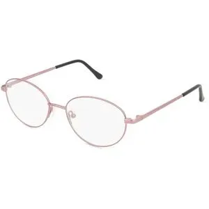 Zhangzhou Agilton Optical Co., Ltd. Fielmann MC 605 CL Damen-Brille inkl. Gläser Vollrand Oval Edelstahl-Gestell 52/17/135, Pink