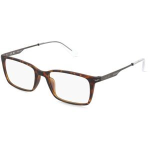 DE RIGO Vision D.A.CH. GmbH Police POIVPLL62 Herren-Brille inkl. Gläser Vollrand Quadratisch Acetat-Gestell 52/18/145, Havanna