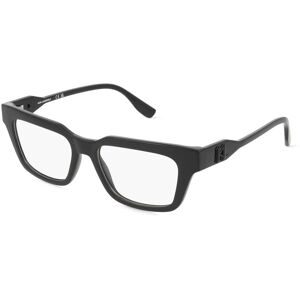 Marchon Germany GmbH Karl Lagerfeld KL6152 Unisex-Brille inkl. Gläser Vollrand Quadratisch Propionat-Gestell 52/17/140, Schwarz