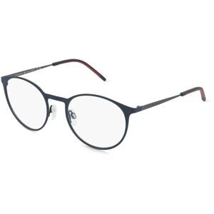 Safilo SpA Tommy Hilfiger TH 2334 Herren-Brille inkl. Gläser Vollrand Panto Edelstahl-Gestell 51/20/140, Blau