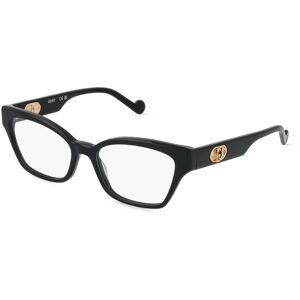 Marchon Germany GmbH Liu Jo LJ2779 Unisex-Brille inkl. Gläser Vollrand Butterfly Acetat-Gestell 52/17/140, Schwarz