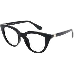 Luxottica Fashion Brillen Vertriebs GmbH Swarovski 0SK2052 Damen-Brille inkl. Gläser Vollrand Cat Eye Kunststoff-Gestell 51/18/140, Schwarz