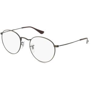 Luxottica Fashion Brillen Vertriebs GmbH Ray-Ban RX3447V Unisex-Brille inkl. Gläser Vollrand Rund Metall-Gestell 47/21/140, Gold