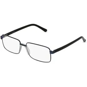 Xiamen Careyou Optical Co., Ltd Fielmann CY 018 FLEX CL Herren-Brille inkl. Gläser Vollrand Quadratisch Edelstahl-Gestell 55/16/140, Blau