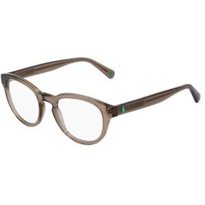 Luxottica Fashion Brillen Vertriebs GmbH Polo Ralph Lauren PH 2262 Herren-Brille inkl. Gläser Vollrand Panto Acetat-Gestell 50/21/145, Braun