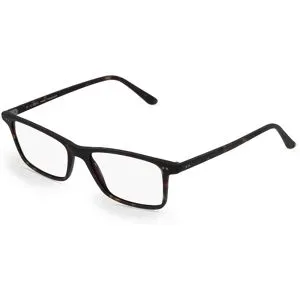 Icare Fielmann IC 009 CL Herren-Brille inkl. Gläser Vollrand Quadratisch Acetat-Gestell 55/17/130, Havanna