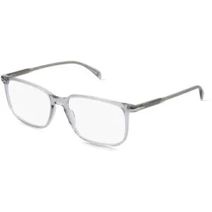 Safilo GmbH David Beckham DB 1231 Herren-Brille inkl. Gläser Vollrand Eckig Acetat-Gestell 57/17/150, Grau