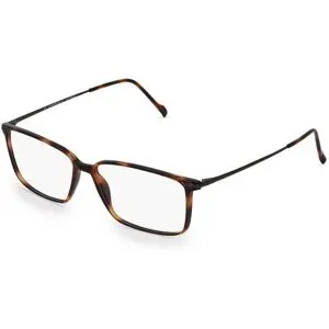 Stepper Eyewear LTD. Fielmann COMFORT 091 CL Herren-Brille inkl. Gläser Vollrand Quadratisch TR90-Gestell 53/14/140, Havanna