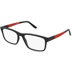 Luxottica Fashion Brillen Vertriebs GmbH Polo Ralph Lauren PH2212 Herren-Brille inkl. Gläser Vollrand Quadratisch Kunststoff-Gestell 55/19/145, Schwarz