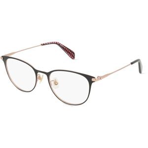 Safilo GmbH Kate Spade LEILANI/F Damen-Brille inkl. Gläser Vollrand Panto Titan-Gestell 49/18/140, Schwarz