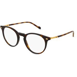Luxottica Fashion Brillen Vertriebs GmbH Vogue VO5434 Herren-Brille inkl. Gläser Vollrand Panto Acetat-Gestell 49/22/145, Havanna