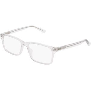 Marchon Germany GmbH Nike NIKE 1001Y Unisex-Brille inkl. Gläser Vollrand Eckig Acetat-Gestell 53/17/140, Weiß