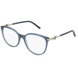 DE RIGO Vision D.A.CH. GmbH Escada VESF32 Damen-Brille inkl. Gläser Vollrand Cat Eye Kunststoff-Gestell 54/17/140, Blau