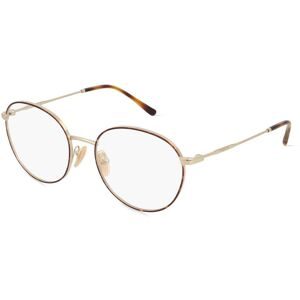Luxottica Fashion Brillen Vertriebs GmbH Vogue VO4280 Damen-Brille inkl. Gläser Vollrand Panto Metall-Gestell 52/18/140, Gold