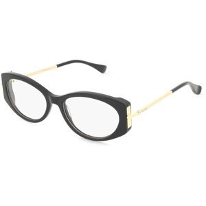 Marcolin Deutschland GmbH Max Mara MM5204 Damen-Brille inkl. Gläser Vollrand Oval Acetat-Gestell 52/16/140, Schwarz