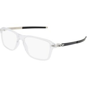 Luxottica Fashion Brillen Vertriebs GmbH Oakley OX8166 Herren-Brille inkl. Gläser Vollrand Quadratisch Kunststoff-Gestell 54/16/140, Weiß