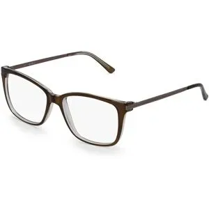 Wenzhou Bokang Glasses (Aoan Optical) Fielmann AO 003 CL Unisex-Brille inkl. Gläser Vollrand Quadratisch Propionat-Gestell 55/17/140, Grün