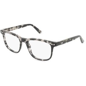 Kering Eyewear Spa Montblanc MB0256O Unisex-Brille inkl. Gläser Vollrand Quadratisch Acetat-Gestell 53/20/145, Schwarz