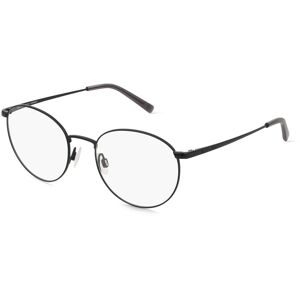 Eschenbach Optik GmbH Marc O'Polo Eyewear 502158 Unisex-Brille inkl. Gläser Vollrand Panto Metall-Gestell 50/18/140, Schwarz