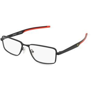 Luxottica Fashion Brillen Vertriebs GmbH Scuderia Ferrari 0FZ7004 Herren-Brille inkl. Gläser Vollrand Quadratisch Metall-Gestell 55/16/145, Schwarz