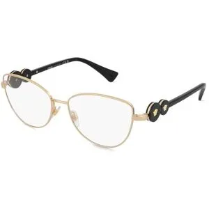 Luxottica Fashion Brillen Vertriebs GmbH Versace 0VE1284 Damen-Brille inkl. Gläser Vollrand Cat Eye Edelstahl-Gestell 55/16/145, Gold